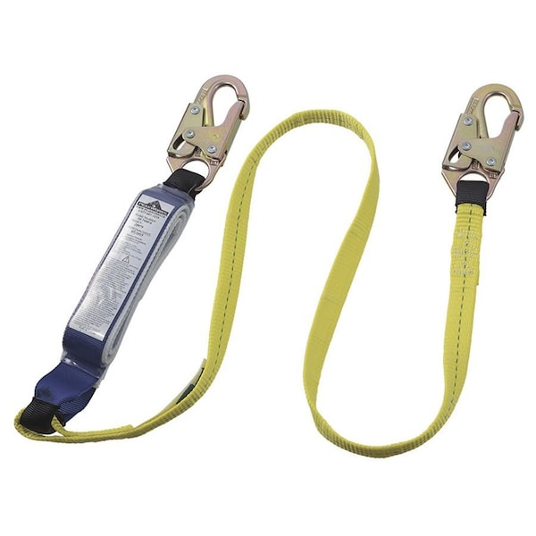 Jackson Safety Shock Absorbing Lanyards - Tear Pack 1 Webbing - Single Leg - Weight Capacity 130 to 310 Lbs - 6' V8104306 - main